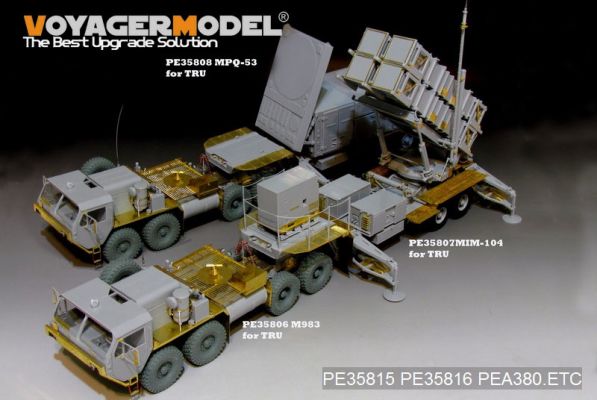Modern U.S.AN/MPQ-53 Radar w/M983 Tractor Basic(For TRUMPETER 01021+01022) детальное изображение Фототравление Афтермаркет
