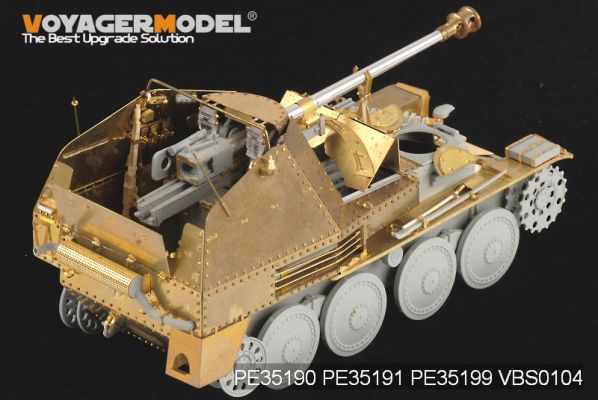 1/35 WWII German Marder III Ausf.M Initial Production Basic (For DRAGON 6464) детальное изображение Фототравление Афтермаркет