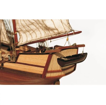 Scale wooden model 1/100 Schooner &quot;Albatros&quot; OcCre 12500 детальное изображение Корабли Модели из дерева