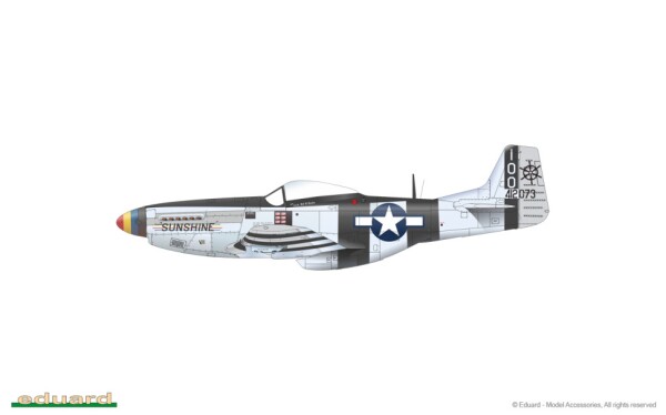 Збірна модель 1/48 Літак P-51K Mustang Eduard 82105 детальное изображение Самолеты 1/48 Самолеты