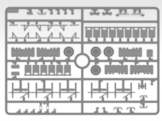 Scale model 1/35 Universal military container and airfield cover USA M8A1 ICM 53201 детальное изображение Автомобили 1/35 Автомобили