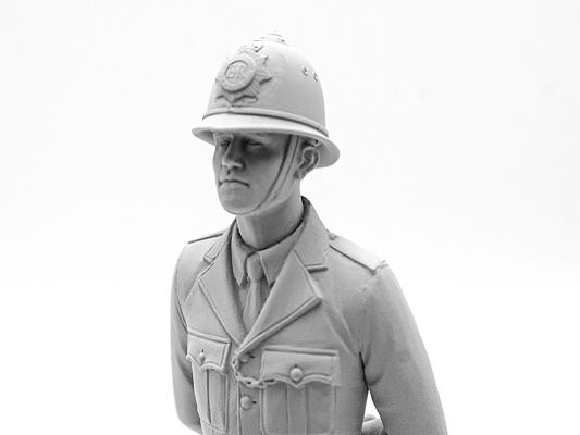 Британский полицейский детальное изображение Фигуры 1/16 Фигуры