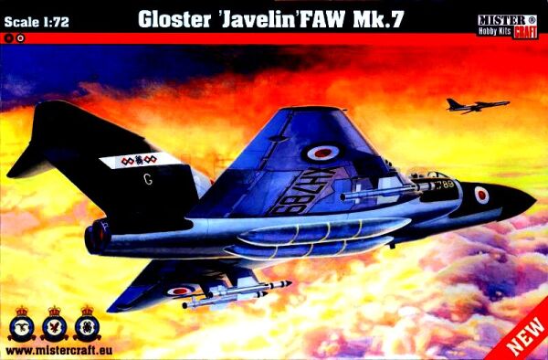 GLOSTER JAVELIN FAW.7 детальное изображение Самолеты 1/72 Самолеты