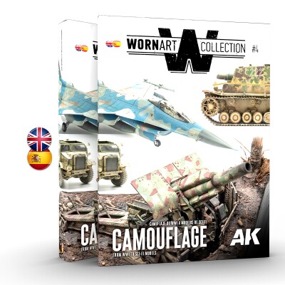 WORN ART COLLECTION ISSUE 04 – Camouflage (ENG/SPA) AK-interactive AK4906 детальное изображение Обучающая литература Книги