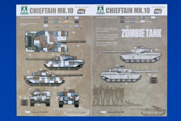 British Main Battle Tank Chieftain Mk.10 детальное изображение Бронетехника 1/35 Бронетехника