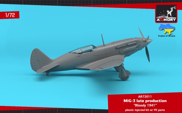 Сборная модель 1/72 Истребитель МиГ-3 поздний – «Кровавый 1941» Armory Models Group 72011 детальное изображение Самолеты 1/72 Самолеты