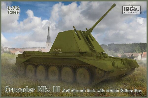 Сборная модель Crusader Mk.III – British Anti Air Tank Mk.I with 40mm Bofors Gun детальное изображение Бронетехника 1/72 Бронетехника