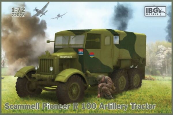 Збірна модель артилерійського тягача Scammell Pioneer R100 детальное изображение Автомобили 1/72 Автомобили