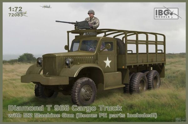 Diamond T 968 Cargo Truck with M2 Machine Gun детальное изображение Автомобили 1/72 Автомобили