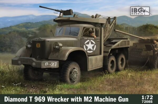 Diamond T 969 Wrecker with M2 Machine Gun детальное изображение Автомобили 1/72 Автомобили