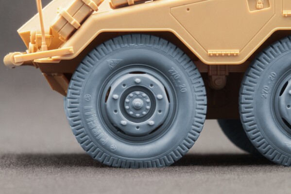 Набір коліс (з деформацією) для Sd.Kfz. 234 Puma v4 від Dragon, Miniart, RFM, Italeri, AK Interactive ScaleX WW-35013W детальное изображение Колёса Афтермаркет