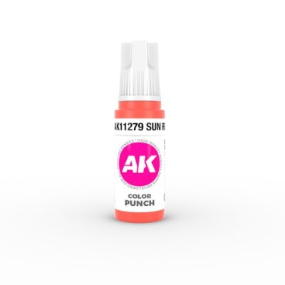Acrylic paint SUN RED – COLOR PUNCH AK-interactive AK11279 детальное изображение General Color AK 3rd Generation