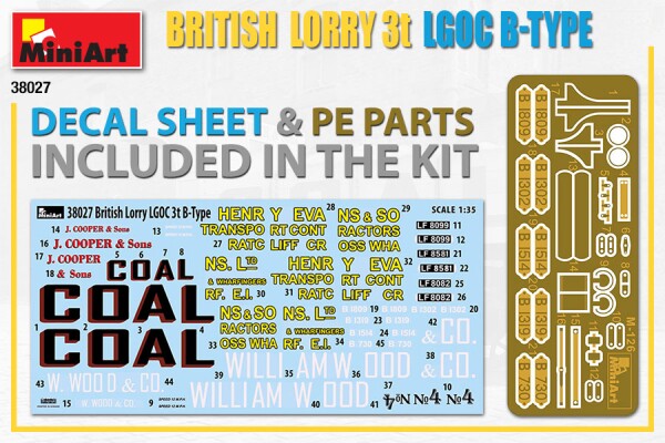 Збірна модель 1/35 Британська вантажівка ZT LGOC B-Type Miniart 38027 детальное изображение Автомобили 1/35 Автомобили