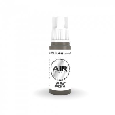 Акриловая краска RLM 81 Version 3 / Коричневый хаки AIR АК-интерактив AK11837 детальное изображение AIR Series AK 3rd Generation