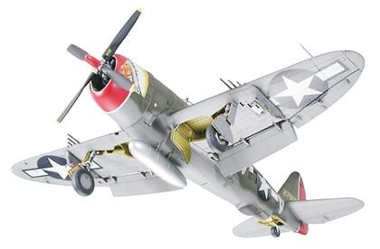 Сборная модель 1/48 Истребитель P-47D «Тандерболт» ‘RAZORBACK’ Тамия 61086 детальное изображение Самолеты 1/48 Самолеты
