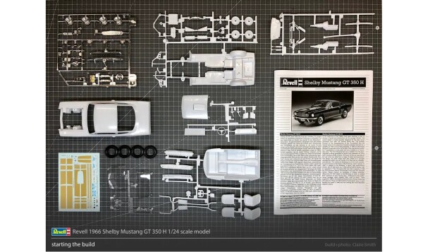 Збірна модель 1/24 Автомобіль Shelby GT350H 1966 року Revell 12482 детальное изображение Автомобили 1/24 Автомобили