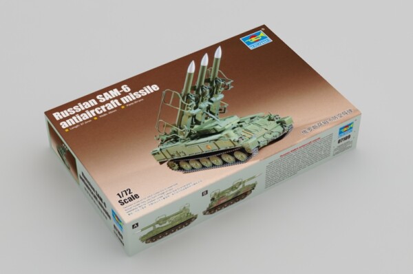Сборная модель 1/72 Зенитно-ракетный комплекс САМ-6 &quot;КУБ&quot; Трумпетер 07109 детальное изображение Зенитно ракетный комплекс Военная техника