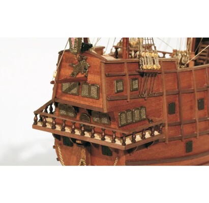 Scale wooden model 1/90 Galleon &quot;San Martin&quot; OcCre 13601 детальное изображение Корабли Модели из дерева