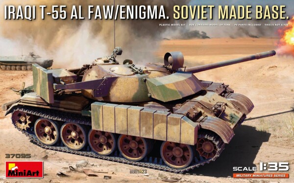 Збірна модель 1/35 Іракський танк Т-55А AL FAW/Enigma MiniArt 37095 детальное изображение Бронетехника 1/35 Бронетехника