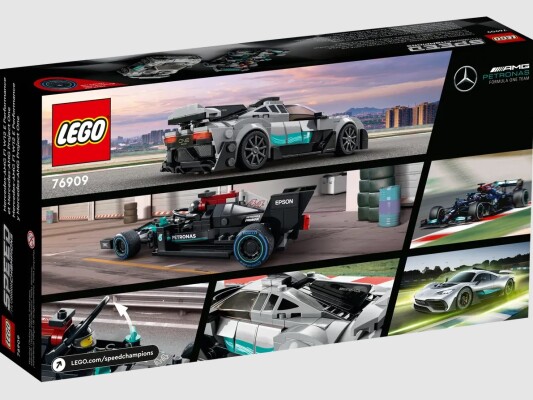 Constructor LEGO Speed Champions Mercedes-AMG F1 W12 E Performance and Mercedes-AMG Project One 76909 детальное изображение Speed Champions Lego