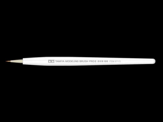 Тонка кисть PRO II (Pointed Brush Extra Fine) Tamiya 87173 детальное изображение Кисти Инструменты