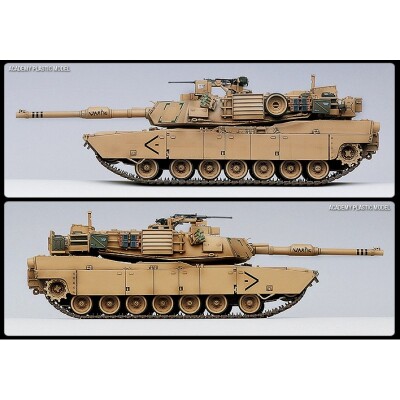 Scale model 1/35 M1A1 ABRAMS tank &quot;Iraq 2003&quot; Academy 13202 детальное изображение Бронетехника 1/35 Бронетехника