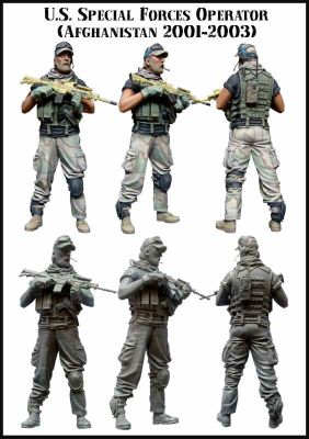 U.S.Special Forces Operator (Afghanistan 2001-2003) детальное изображение Фигуры 1/35 Фигуры