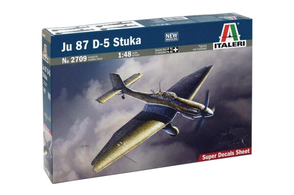 Сборная модель 1/48 Самолет JU-87 D-5 Штука Италери 2709 детальное изображение Самолеты 1/48 Самолеты