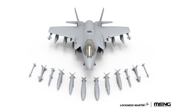 Збірна модель 1/48 літак Lockheed Martin F-35I Adir (Israeli Airforce) Meng LS-018 детальное изображение Самолеты 1/48 Самолеты