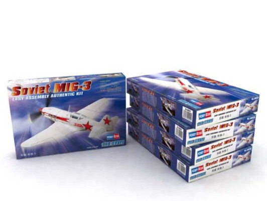 Збірна модель 1/72 Винищувач МіГ-3 HobbyBoss 80229 детальное изображение Самолеты 1/72 Самолеты