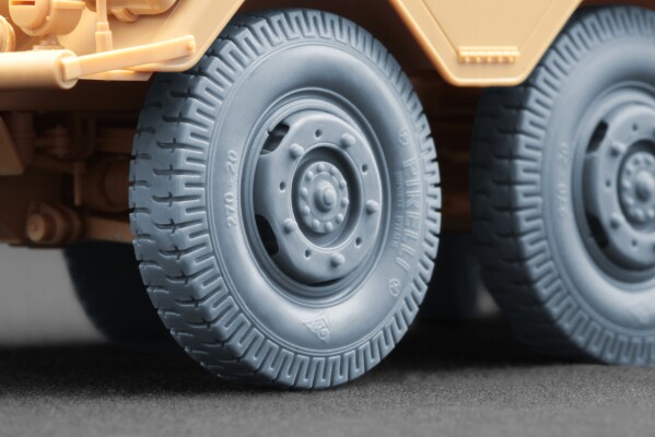 Набір колес для Sd.Kfz. 234 Puma v4 від Dragon, Miniart, RFM, Italeri, AK Interactive ScaleX WW-35013 детальное изображение Колёса Афтермаркет