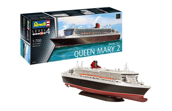 Збірна модель 1/700 Лайнер Queen Mary 2 Revell 05231 детальное изображение Гражданский флот Флот