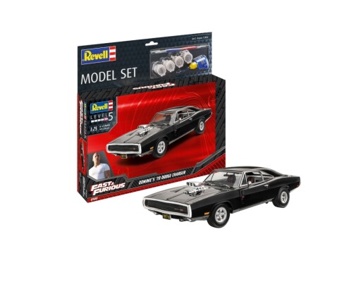 Збірна модель 1/25 Автомобіль Fast &amp; Furious - Dominics 1970 Dodge Charger (Подарунок) Revell 67693 детальное изображение Автомобили 1/25 Автомобили