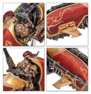 Игровой набор Warhammer 40000 - HORUS HERESY: CUSTODES - GYRFALCON JETBIKE SODALITY детальное изображение Ересь Хоруса WARHAMMER 40,000
