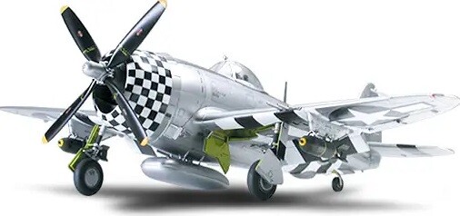 Збірна модель 1/48 літак Republic P-47D Thunderbolt &quot;Bubbletop&quot; Tamiya 61090 детальное изображение Самолеты 1/48 Самолеты