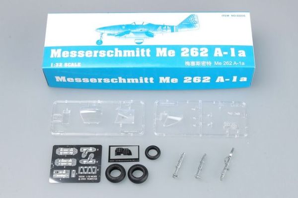 Збірна модель  німецького літака Messerchmitt Me 262 A-1a (з ракетою R4M) детальное изображение Самолеты 1/32 Самолеты