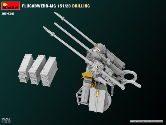 Збірна модель 1/35 Зенітна установка Flugabwehr-MG 151/20 Drilling MiniArt 35438 детальное изображение Артиллерия 1/35 Артиллерия