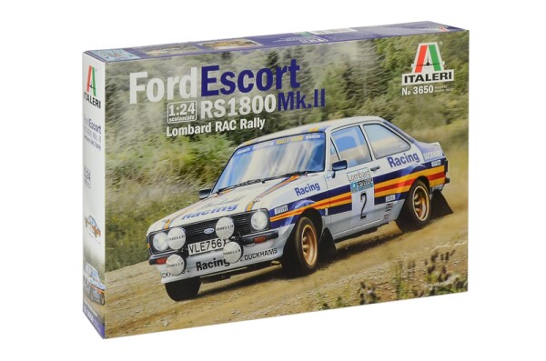 Збірна модель 1/24 Автомобіль Ford Escort RS 1800 Mk.II Lombard RAC Rally Italeri 3650 детальное изображение Автомобили 1/24 Автомобили