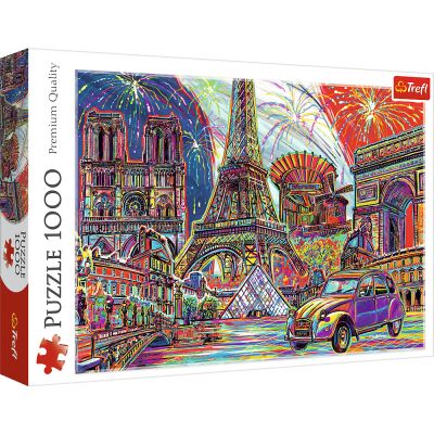 Puzzles color Paris 1000pcs детальное изображение 1000 элементов Пазлы