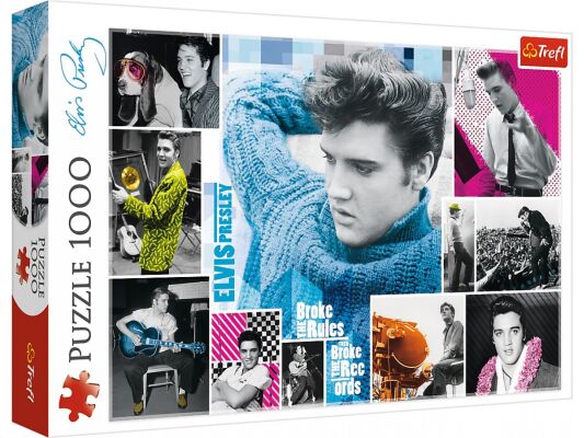 Puzzles Elvis Presley - forever young 1000pcs детальное изображение 1000 элементов Пазлы