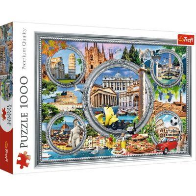 Puzzle Collage Italian holidays 1000pcs детальное изображение 1000 элементов Пазлы