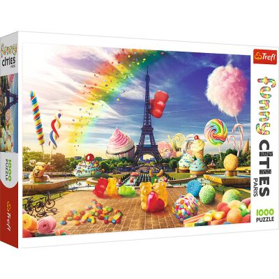 Puzzles Fun cities: Sweet Paris 1000 pcs детальное изображение 1000 элементов Пазлы