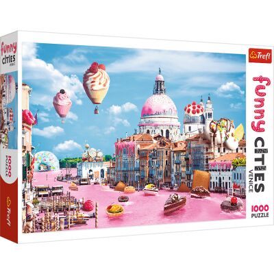 Puzzles Fun cities: Sweet Venice 1000 pcs детальное изображение 1000 элементов Пазлы