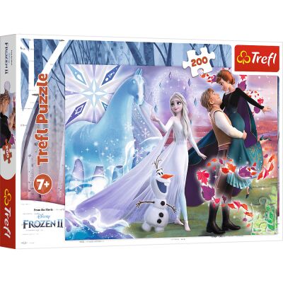 Puzzles Magical world of sisters: Frozen 200pcs детальное изображение 200 элементов Пазлы