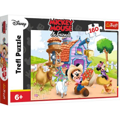 Puzzle Mickey Mouse on the farm 160pcs детальное изображение 160 элементов Пазлы