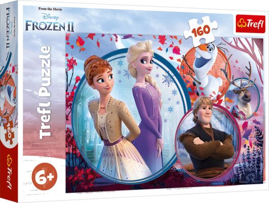 Puzzle Adventure sisters: Frozen 160pcs детальное изображение 160 элементов Пазлы