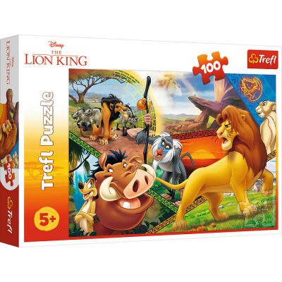 Puzzles The Adventures of Simba: The Lion King 100 pcs детальное изображение 100 элементов Пазлы