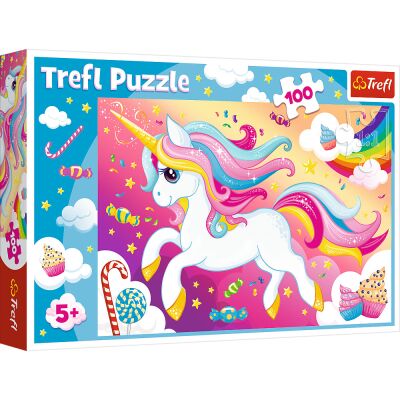 Puzzles Sweet unicorn 100 pcs детальное изображение 100 элементов Пазлы