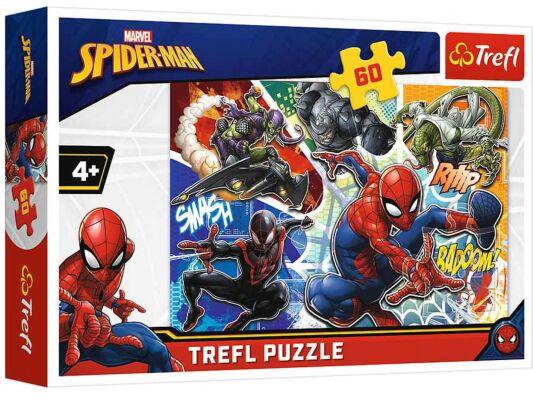 Puzzle Brave Spiderman 60pcs детальное изображение 60 элементов Пазлы