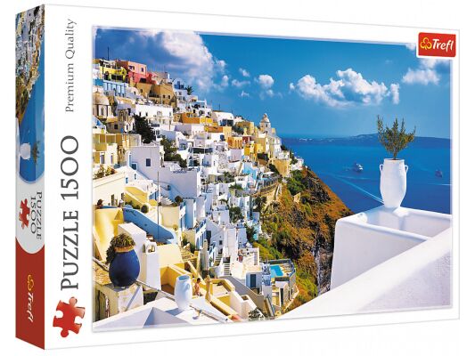 Puzzle Santorini (Greece) 1500pcs детальное изображение 1500 элементов Пазлы